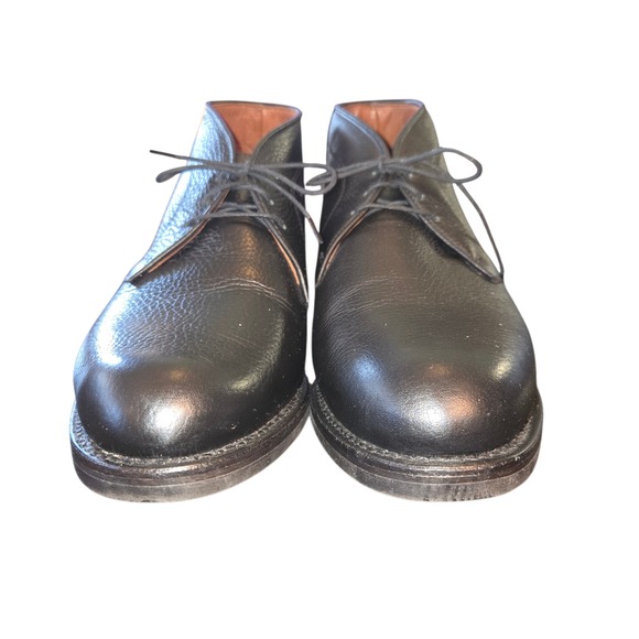 Allen Edmonds Malvern Black Pebble Grain Leather Chukka Boots 9141 Mens 9.5D USA main image 5